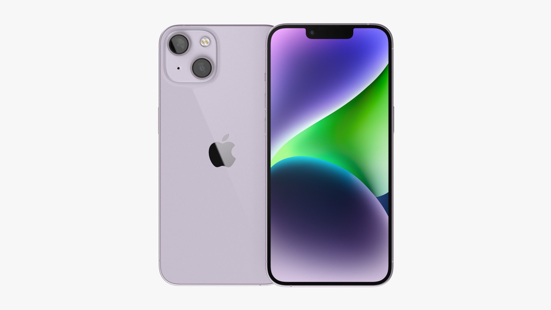 Apple IPhone 14 Purple 3D - TurboSquid 1959130