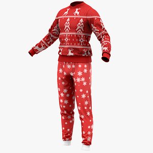 Christmas Outfit 3D model