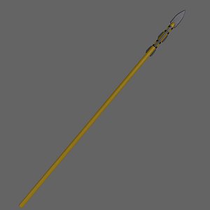 3D model PBR Spear V3d