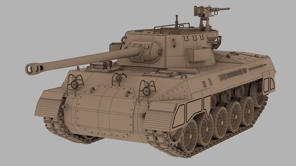 3d m18 tank destroyer hellcat model