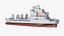 3D US Navy John Lewis Class Fleet Oiler Ship Grey