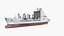 3D US Navy John Lewis Class Fleet Oiler Ship Grey