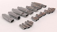 Muffler Pack 01 printable
