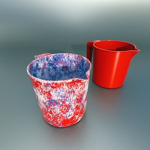 plastic mug 3D