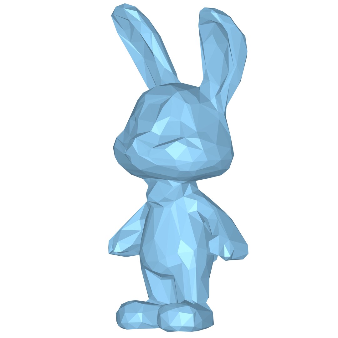 Bunny Low Poly Model - TurboSquid 2217158