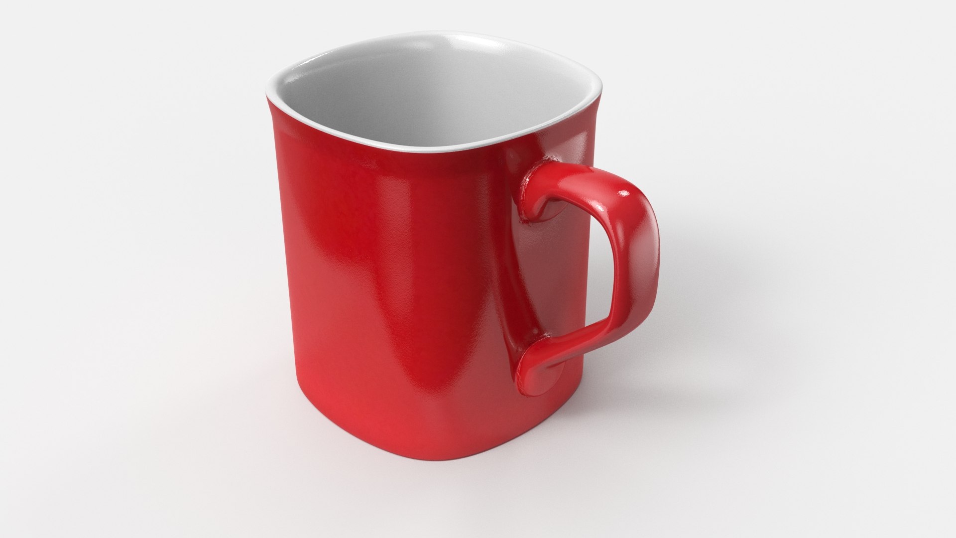3D Model Coffee Mug Red 2 - TurboSquid 2093284