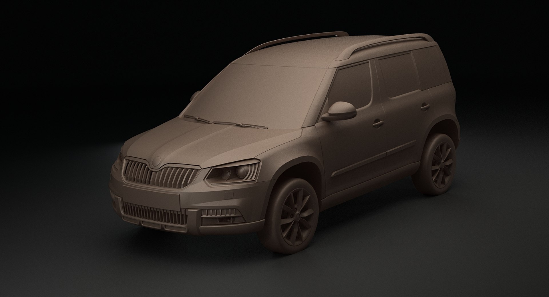 Skoda Yeti 3D Model - TurboSquid 1395257