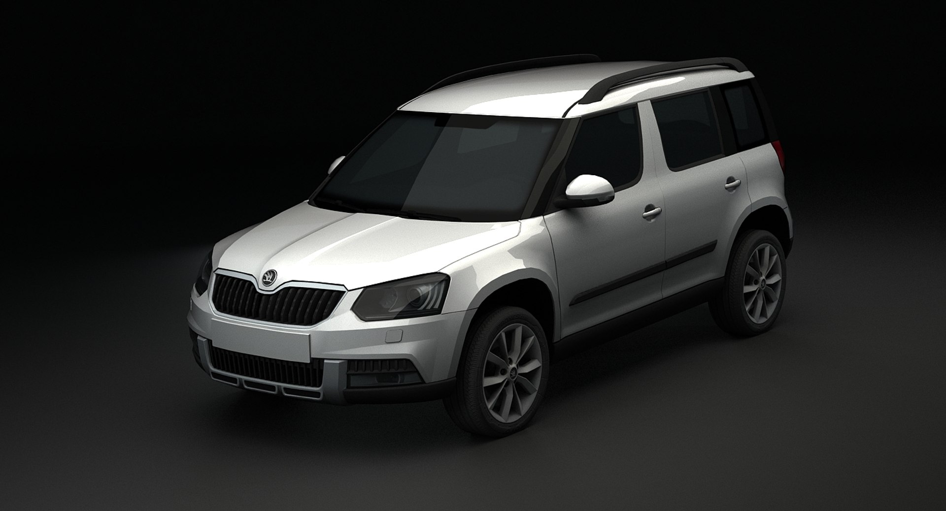Skoda Yeti 3D Model - TurboSquid 1395257