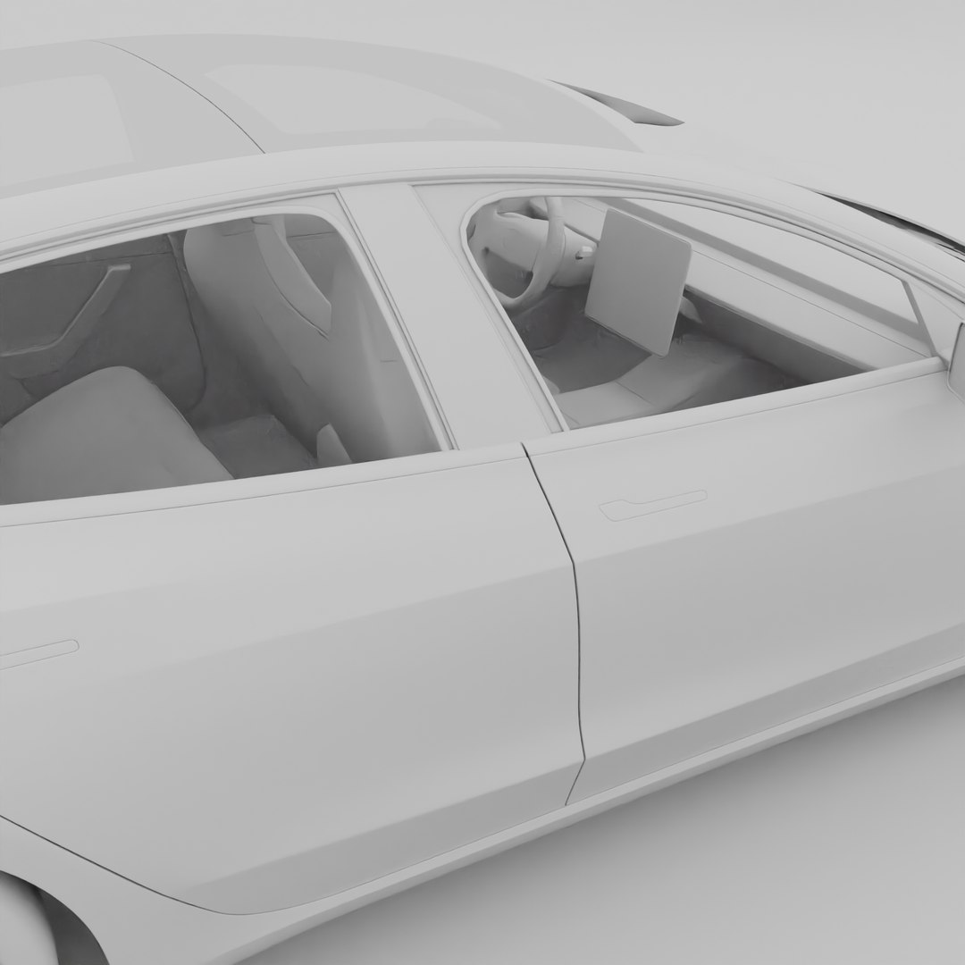 3D Tesla Model 3 Model - TurboSquid 2239115