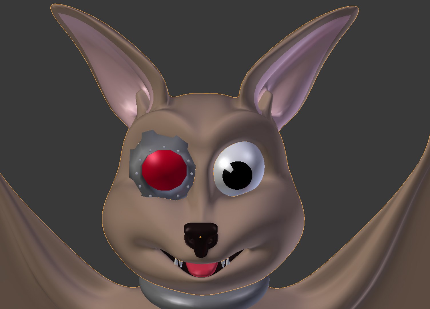 Cartoon Bat 3d Obj