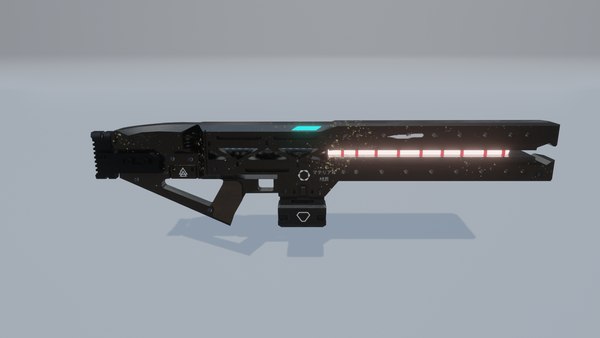 レールガン3Dモデル - TurboSquid 1808815
