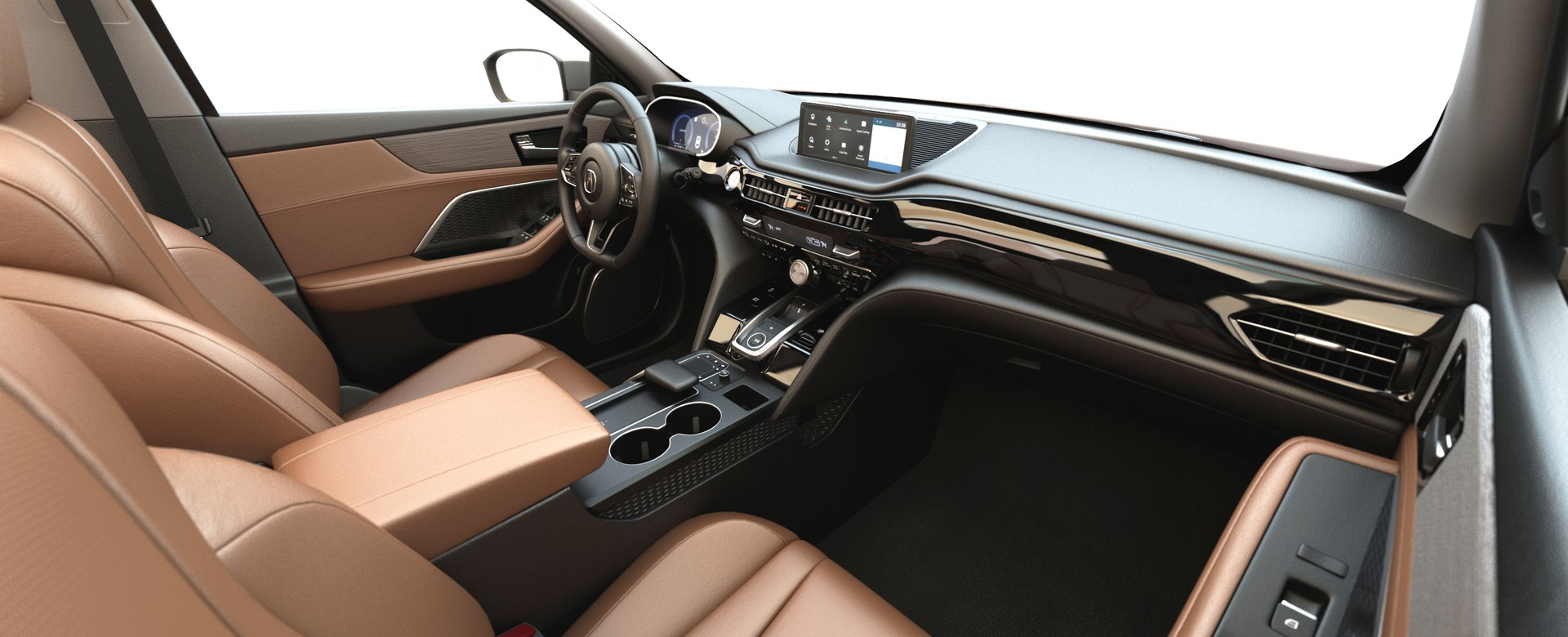 Acura MDX 2022 Opening doors and trunk 3D TurboSquid 1749135