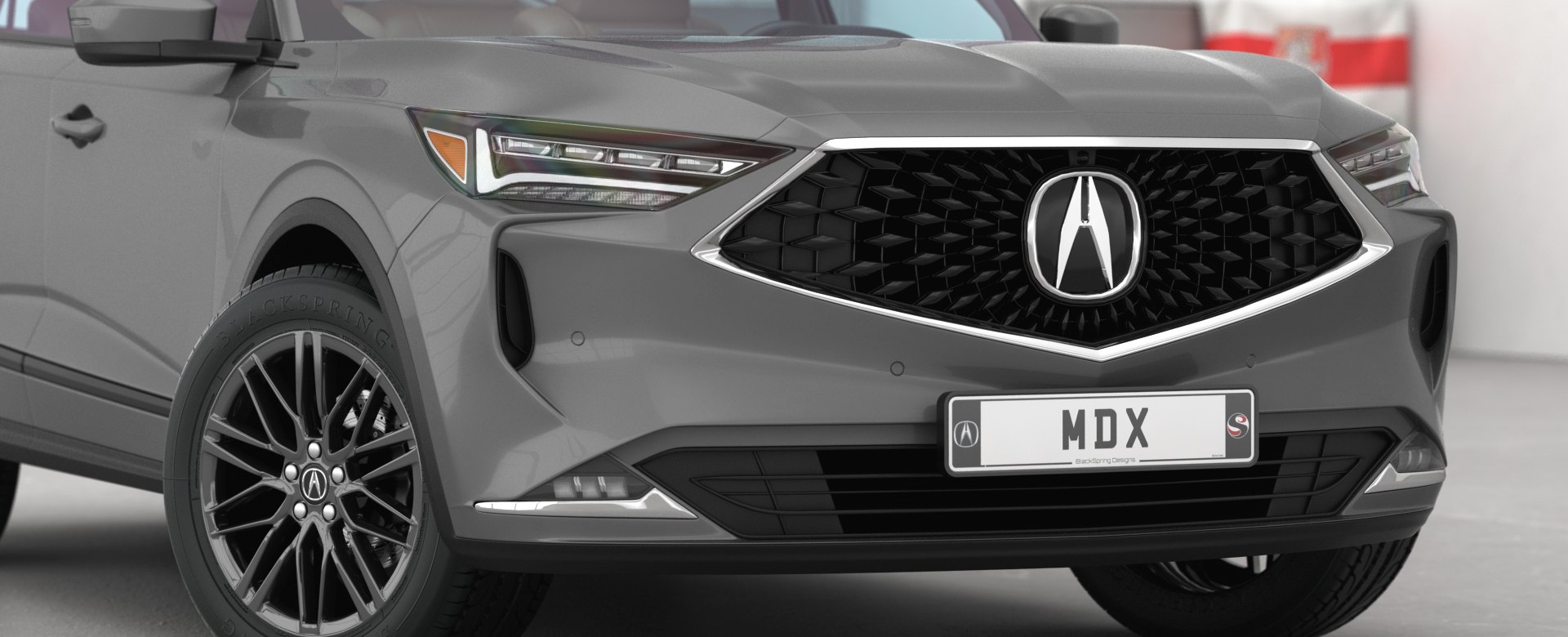 Acura MDX 2022 Opening doors and trunk 3D TurboSquid 1749135