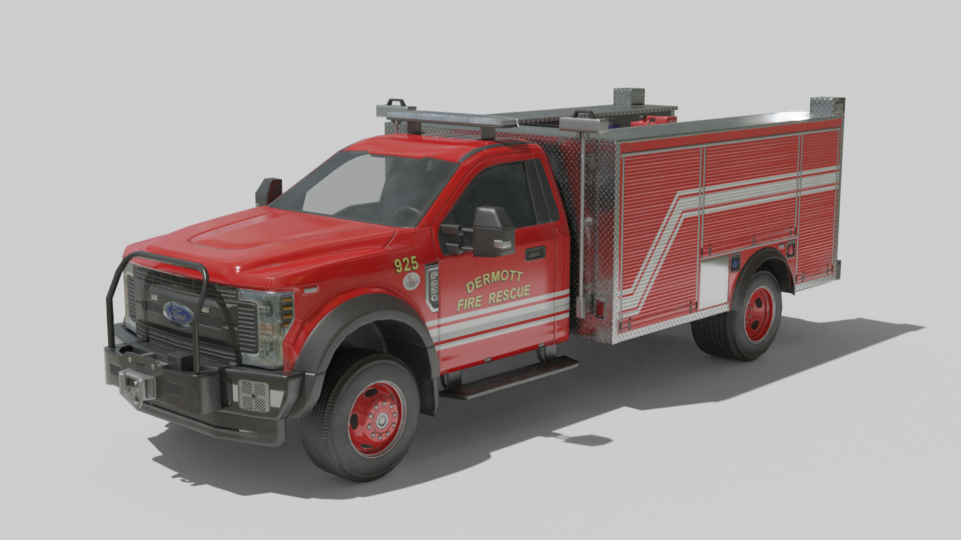 3D Model Rescue Truck - TurboSquid 2253228