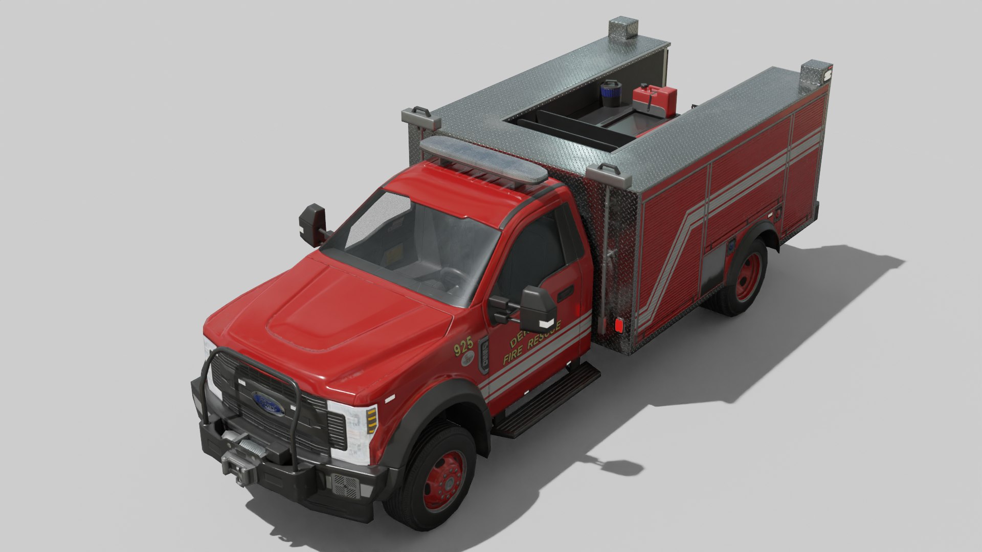 3D Model Rescue Truck - TurboSquid 2253228