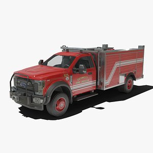3D model Rescue Truck