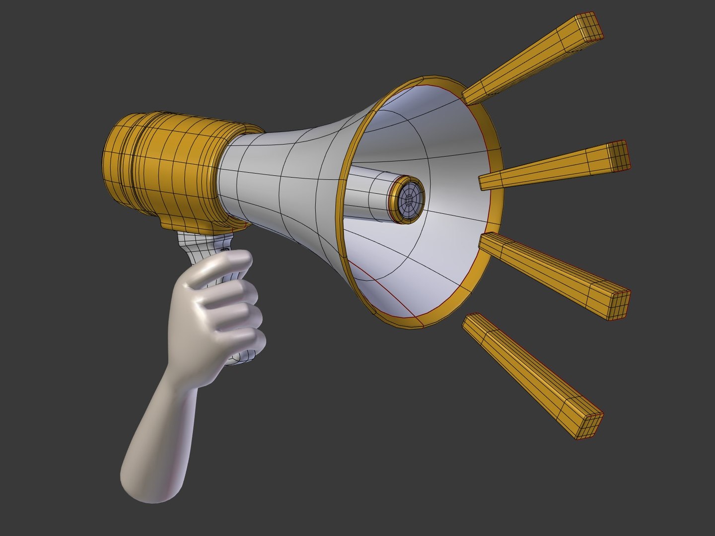 Voice Sign Icon 3D Model - TurboSquid 1458919
