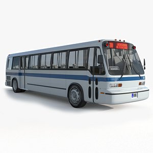 3D model GMC RTS 1981 Bus