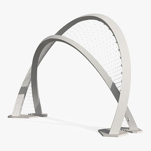 Al Wahda Arches Landmark Structure White 3D model