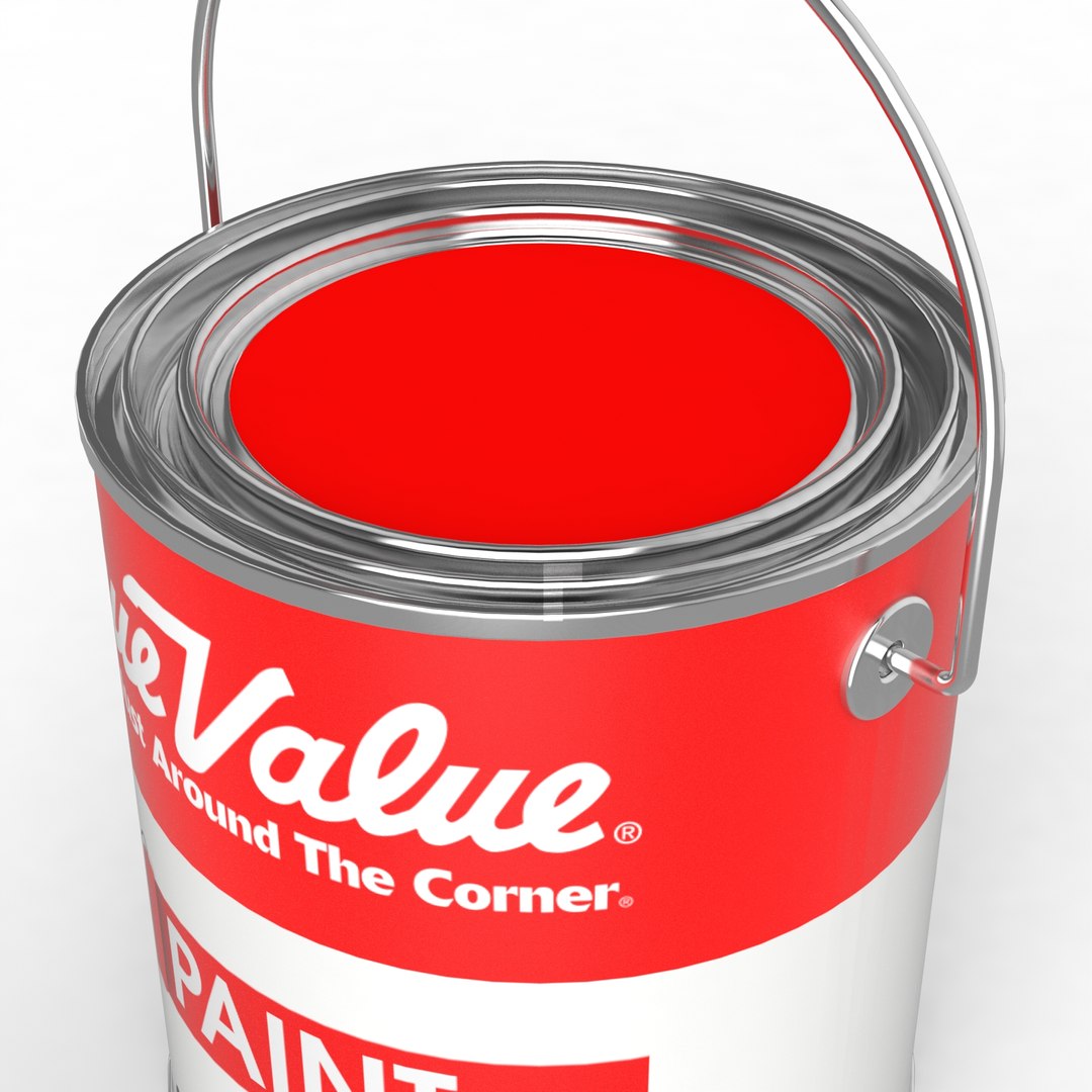 1 Gallon Paint 3D Model - TurboSquid 1167439