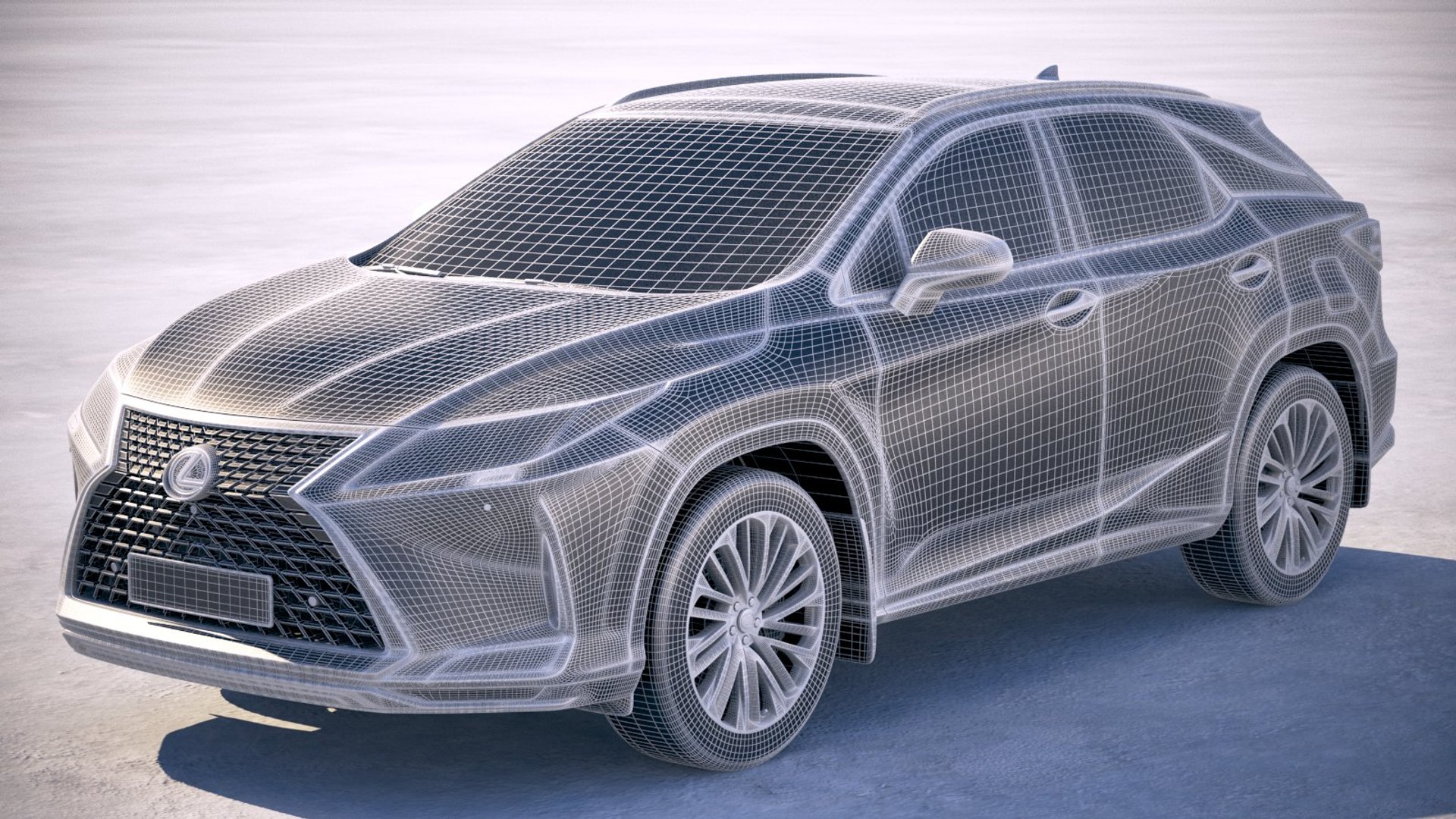 Lexus Rx 2020 3D Model - TurboSquid 1440147