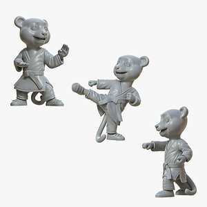 Printable Karate Tiger Cubs