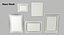 3D model picture frames