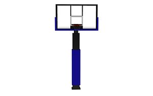 street basketball hoop 3D model