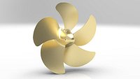 NURBS 5 BLADE PROPELLER OF AZIPOD