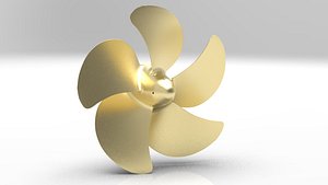 NURBS 5 BLADE PROPELLER OF AZIPOD