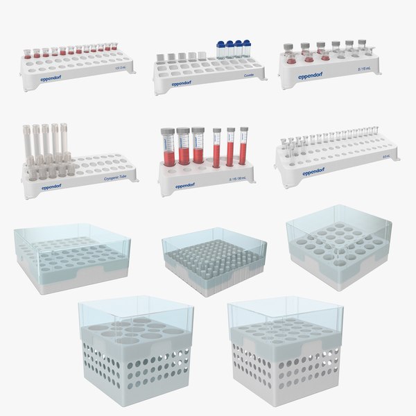 3d model test tube rack
