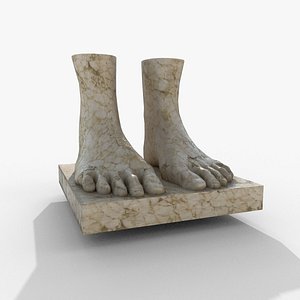 Atlant Feet statue 3d Model 3D model