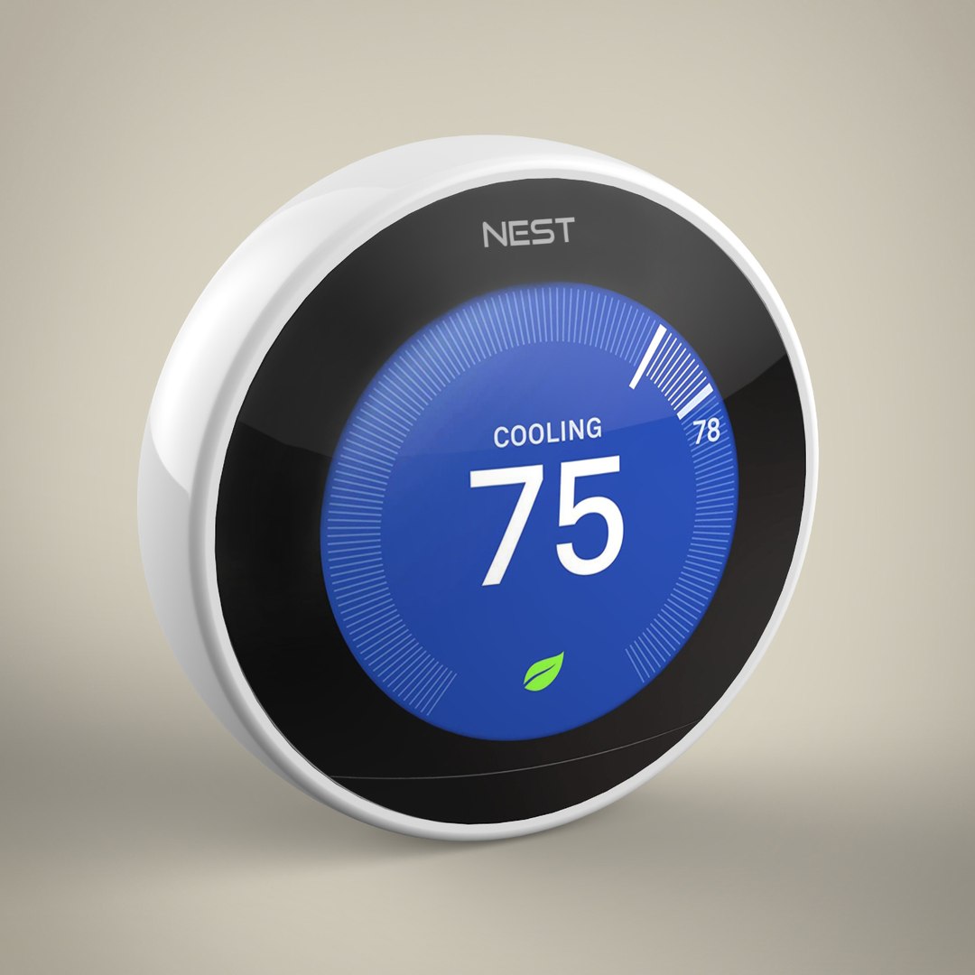 Nest Learning Thermostat 3D model https://p.turbosquid.com/ts-thumb/3Y/gVxb0s/oO/2/jpg/1624871997/1920x1080/fit_q87/b89f068a3957dce967761ecca81ddcd0381c14a0/2.jpg