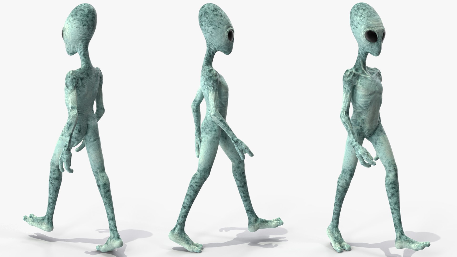 Extraterrestrial alien rigged modo 3D model - TurboSquid 1640241
