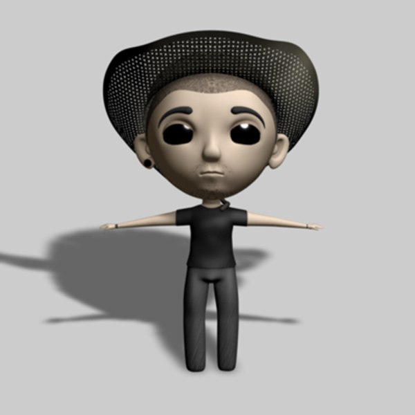 3ds max character dolls