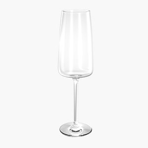 Vivid Champagne Flute Glass