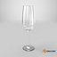 3D Vivid Champagne Flute Glass