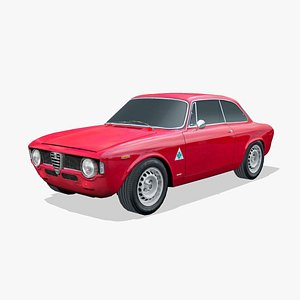 3D Alfa Romeo Giulia Sprint GTA 1965 model