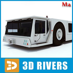 Airport tow tractor v1 by 3DRivers