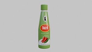 Sauce bottle 8 3D