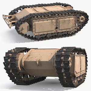 Remote Controlled Tracked Demolition Robot Sand Used
