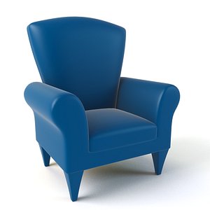 3d cartoon armchair model