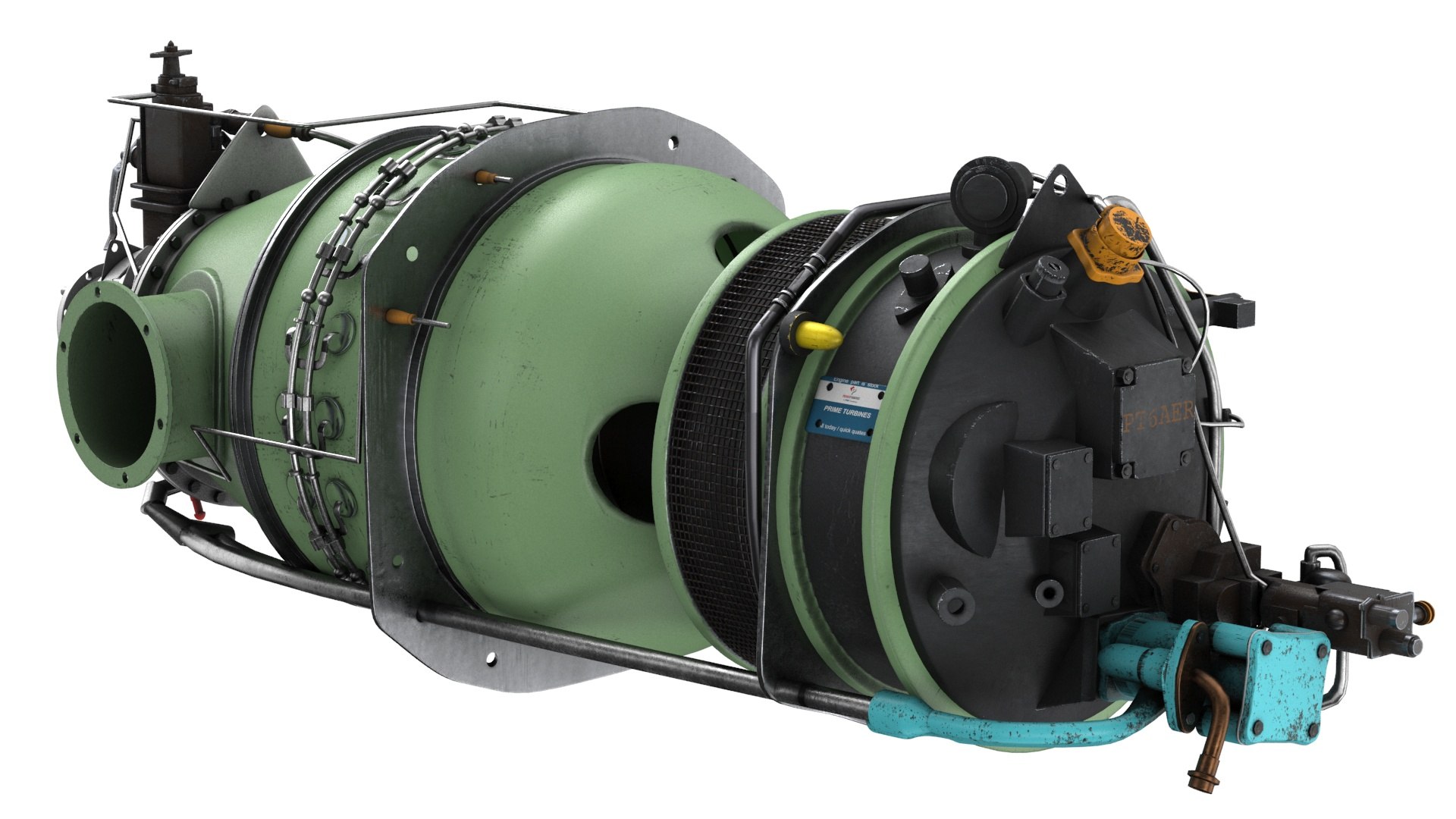 Turboprop Aircraft Engine Pratt and Whitney Canada PT6 model https://p.turbosquid.com/ts-thumb/3Y/rd0BcU/0H/turbog07/jpg/1733296538/1920x1080/fit_q87/b24598fae93462fe020a90036e9f1b2a0747f51f/turbog07.jpg