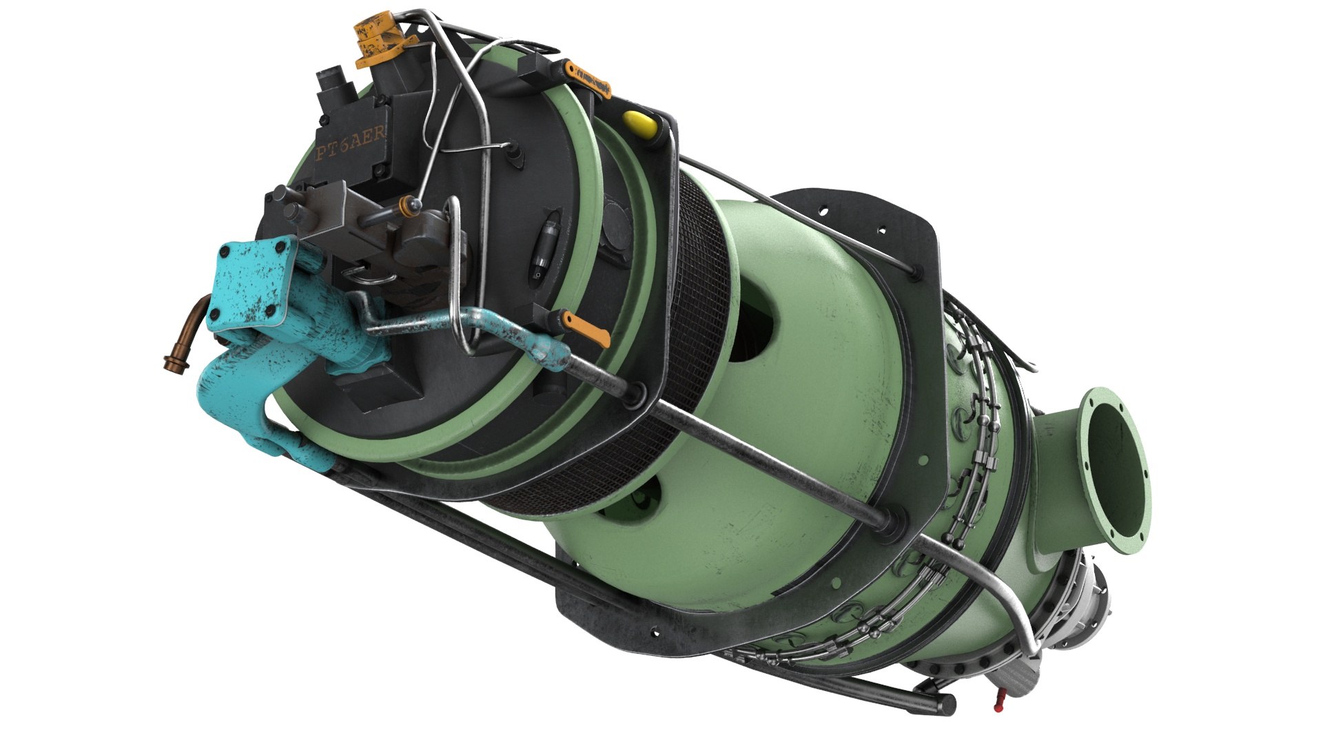 Turboprop Aircraft Engine Pratt and Whitney Canada PT6 model https://p.turbosquid.com/ts-thumb/3Y/rd0BcU/I4/turbog13/jpg/1733296398/1920x1080/fit_q87/fe2c67eeb17204d6b38dd4d5c3d66fc75e239d55/turbog13.jpg