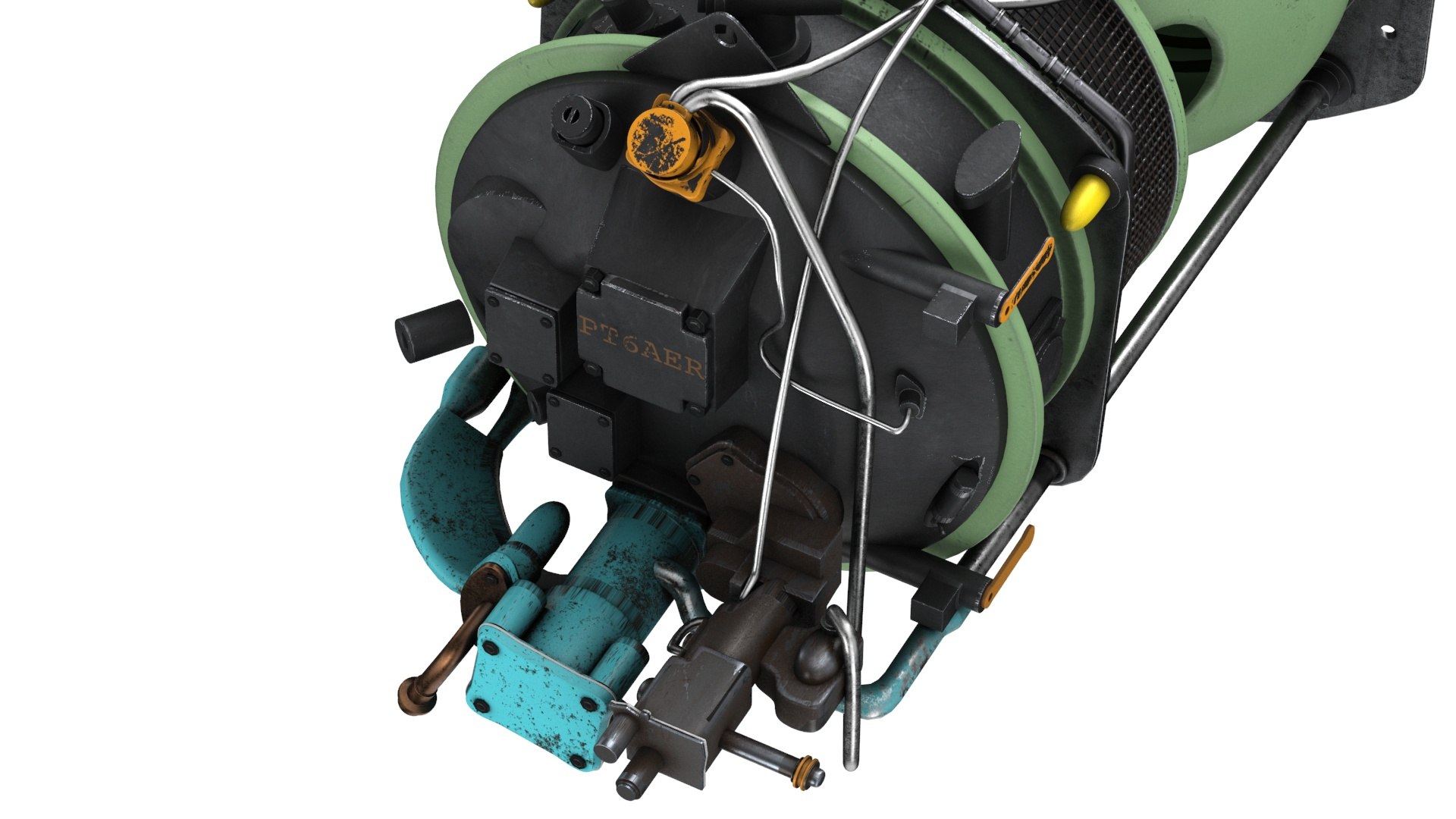 Turboprop Aircraft Engine Pratt and Whitney Canada PT6 model https://p.turbosquid.com/ts-thumb/3Y/rd0BcU/hL/turbog17/jpg/1733296409/1920x1080/fit_q87/0ebd7a908221b67ef6ffe346ea03f6d259435868/turbog17.jpg