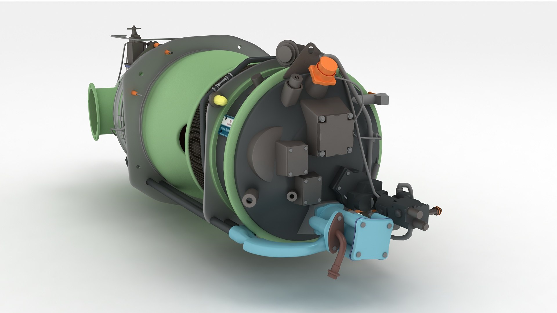 Turboprop Aircraft Engine Pratt And Whitney Canada PT6 Model ...