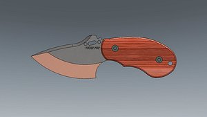 KNIFE WOLF PUP model