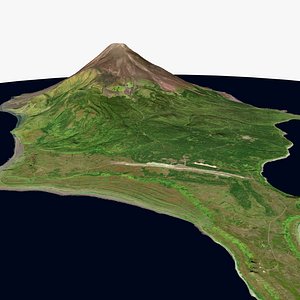 Matua Island Kuril Archipelago Middle Kurils Russia 3D