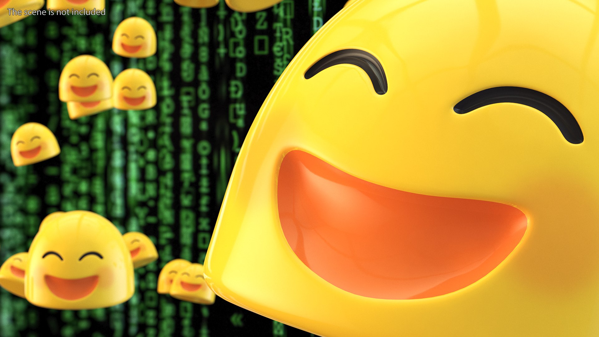 Smiling Face Android Emoji Model - TurboSquid 1823738