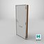 Low-Poly Japanese Retro Room Entrance Door